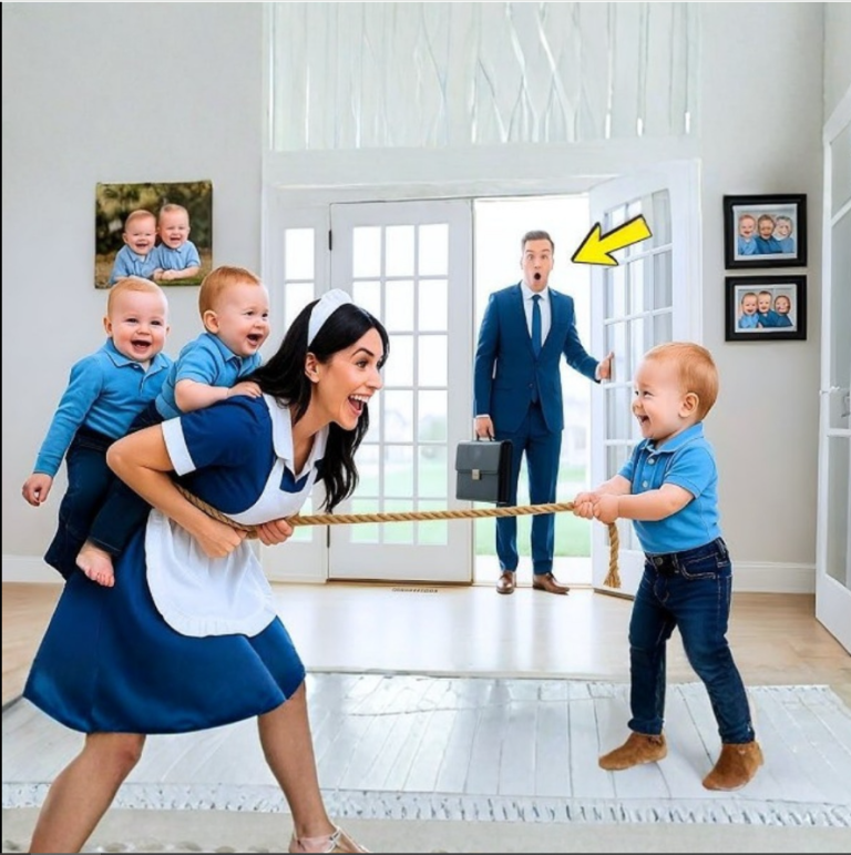 EL MULTIMILLONARIO LLEGÓ A CASA SIN AVISAR Y VIO A LA NIÑERA CON SUS TRILLIZOS —NANA