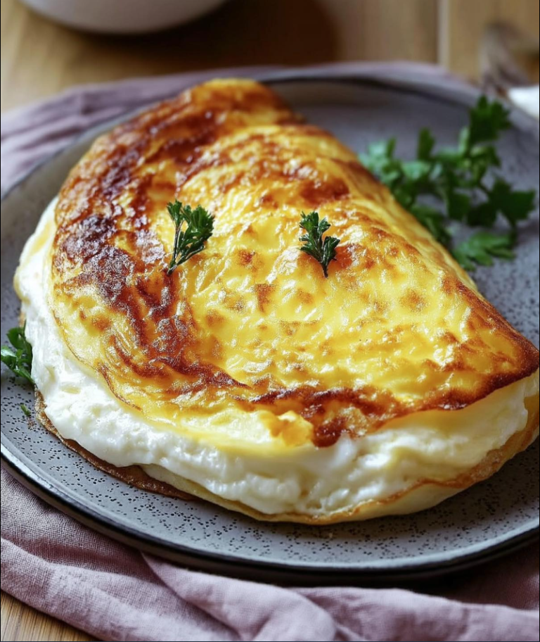 Extra-Fluffy Giant Omelette with Whipped Egg Whites