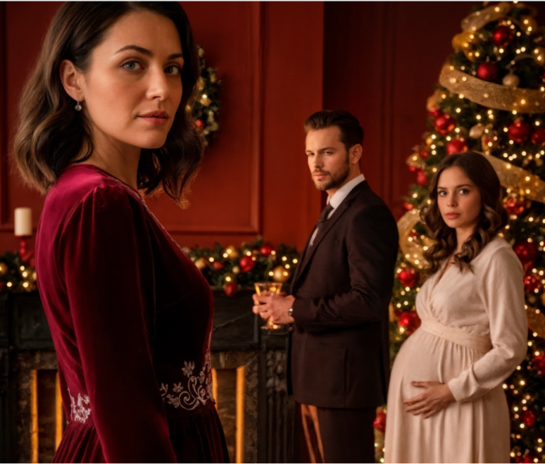 Le matin de Noël, mon mari est arrivé avec sa maîtresse « enceinte » et s’est moqué de moi parce que je ne pouvais pas avoir d’enfants — jusqu’à ce qu’il se fige lorsque j’ai révélé calmement qui elle était vraiment.