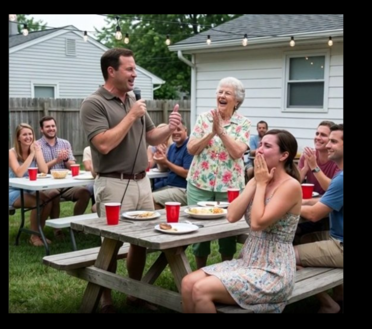 Lors d’un barbecue organisé le week-end dernier, mon mari s’est levé et a annoncé son divorce devant 40 personnes, déclarant que j’étais un « fardeau » et une « honte » pour lui…