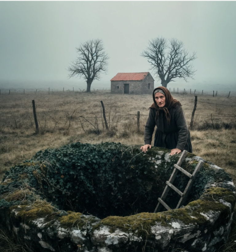 Une vieille femme est allée nettoyer le vieux puits abandonné de la ferme et y a découvert un escalier que personne n’aurait jamais dû voir.