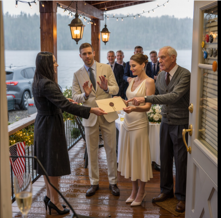 Après vingt ans, il a prétendu avoir besoin d’espace et a demandé le divorce. J’ai signé sans un mot. Des mois plus tard, alors qu’il fêtait ses fiançailles avec sa secrétaire dans notre ancien lieu de vacances, je suis arrivée à l’improviste. « Félicitations », ai-je dit en lui tendant une enveloppe. Le testament de son père contenait une clause : divorcer, c’est tout perdre. Le cri de sa fiancée était inestimable.