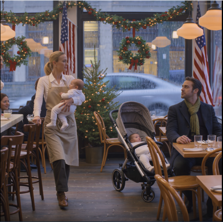 Le PDG a tout essayé pour calmer le bébé — jusqu'à ce que la serveuse pose une question à voix basse…