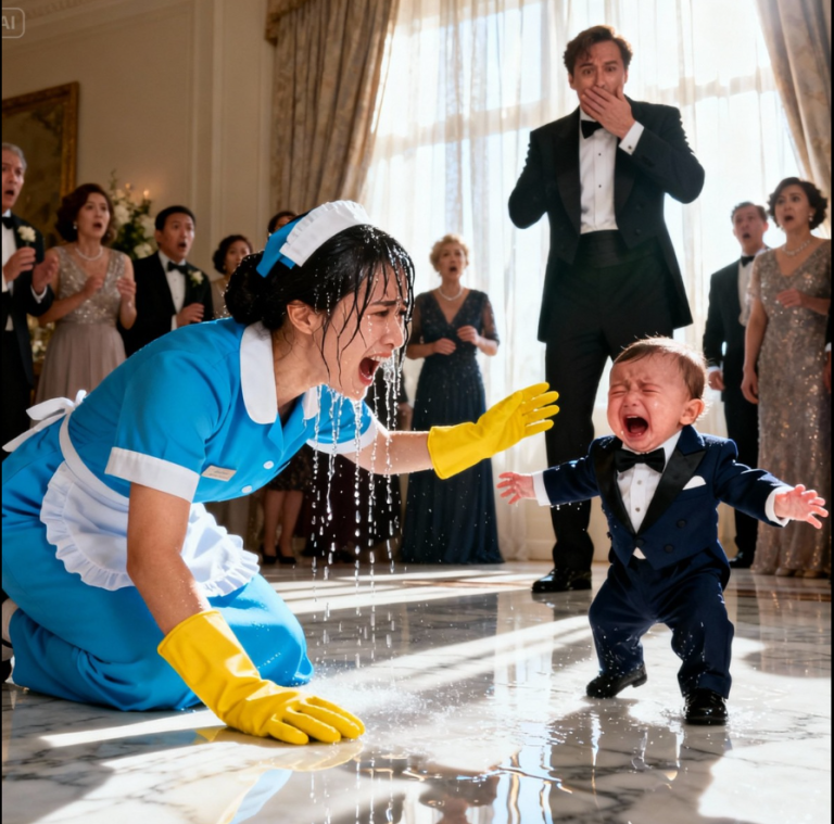 EL BEBÉ DEL MILLONARIO LLORÓ AL VER A LA EMPLEADA! SUS PRIMERAS PALABRAS DESTROZARON A TODOS