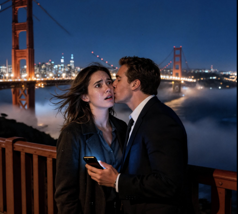 Une jeune fille au cœur brisé se tenait sur le Golden Gate Bridge, en larmes, lorsqu’elle composa par erreur un mauvais numéro. Elle ne s’attendait pas à ce que la personne à l’autre bout du fil soit un milliardaire romantique — et ce qui suivit fut une fin magnifique.
