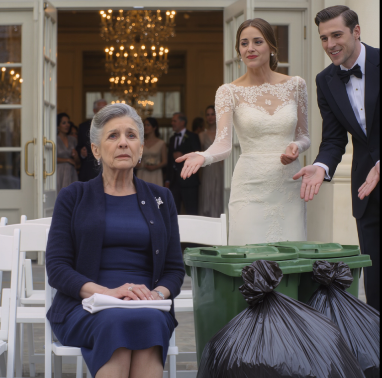 Au dîner d'anniversaire de mon fils, ma belle-fille m'a conduite à une chaise près des poubelles et m'a adressé un sourire forcé devant soixante invités : « C'est ta place, tu seras plus à l'aise loin de la table d'honneur. » Je n'ai pas dit un mot. Je suis simplement sortie. Mais quelques minutes plus tard, ce fut le chaos : son cri a retenti lorsque mon fils a ouvert l'enveloppe qu'il tenait, et tous les regards se sont tournés vers moi.