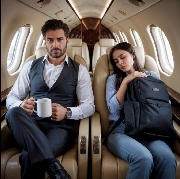 Une simple infirmière est montée dans le mauvais avion — jusqu’au moment où le milliardaire lui a dit : « Allons à Paris. »