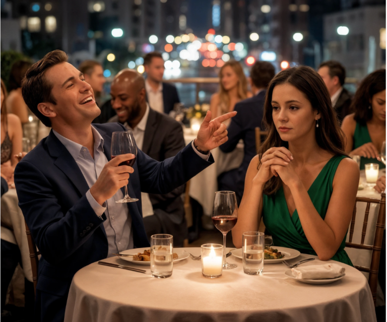 Je suis restée silencieuse quand mon mari a dit devant tout le monde que je n’étais que sa « erreur de jeunesse » en riant. Mais lorsqu’il s’est réveillé dans l’appartement et a vu le message sur le miroir… il est resté pétrifié de choc !