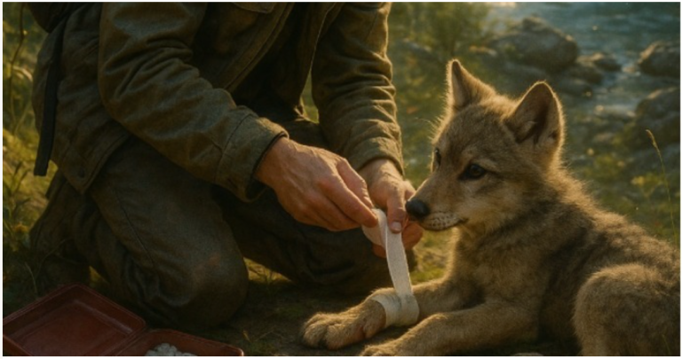 J’ai bandé la patte d’un petit louveteau — je ne savais pas comment cela allait se terminer