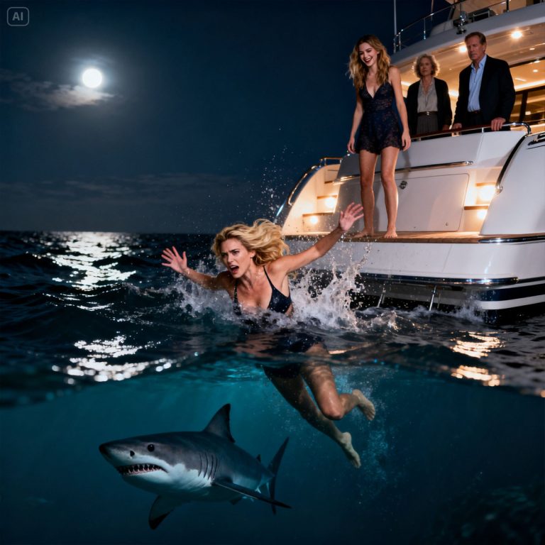 “Mi hermana me empujó del yate y gritó: ‘¡Saluda a los tiburones de mi parte!’. ¿Y mis padres? Simplemente se quedaron ahí, sonriendo. Su plan era robar mi fortuna de 5.600 millones de dólares. Pero cuando regresaron a casa… yo ya los estaba esperando. ‘Tengo un regalo para ustedes también’.”