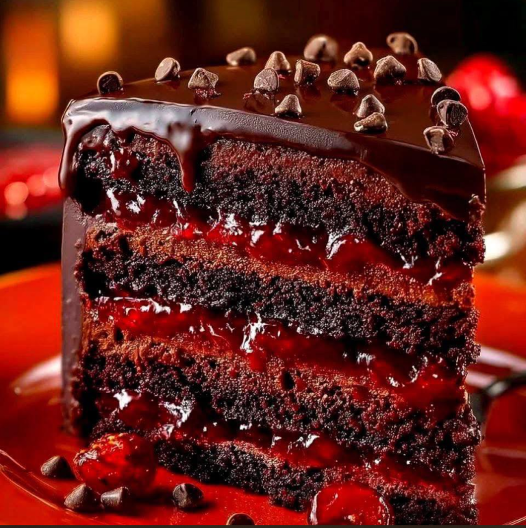 Ultimate Chocolate Cherry Cake