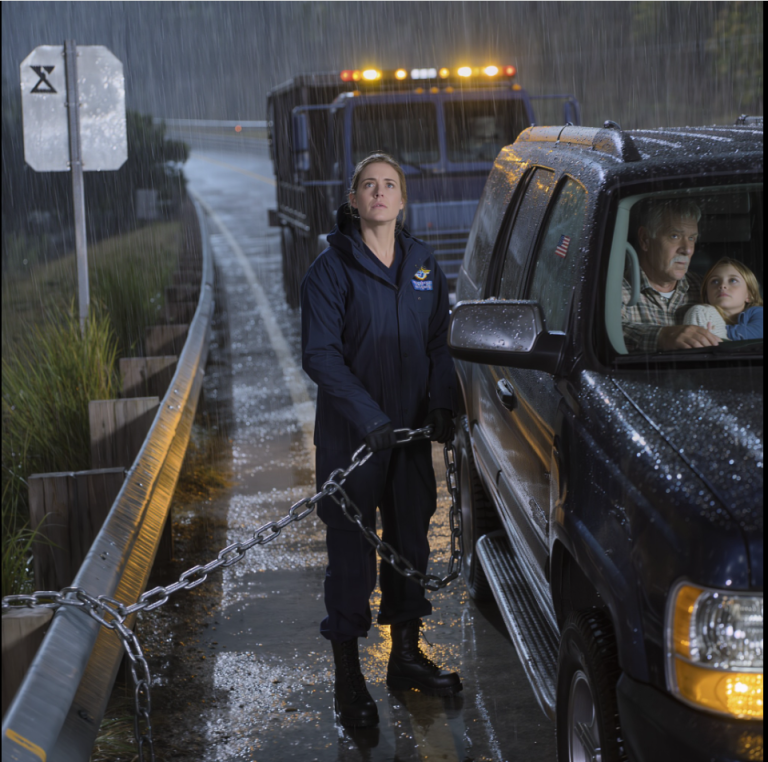 J'ai enfreint le protocole de la Marine pour sauver une famille pendant la tempête — je ne savais pas qui était le père. Cette nuit-là, après