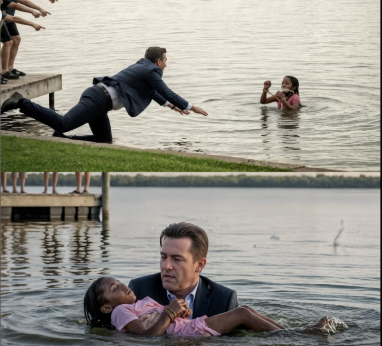 Milliardaire sauve une petite fille noire au bord du lac — sans savoir qu’elle est sa fille perdue depuis longtemps, retrouvée au fil des eaux.
