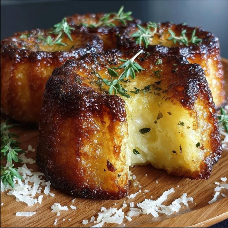 Savory Comté Parmesan Cannelés with Thyme