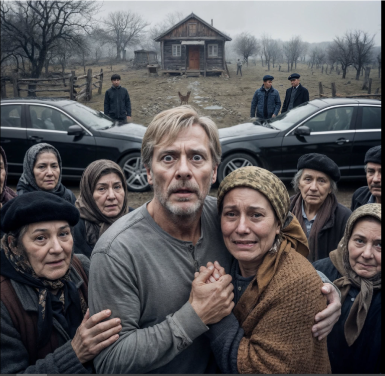 À l’âge de 36 ans, j’ai épousé une mendiante qui m’a ensuite donné deux enfants — jusqu’au jour où trois voitures de luxe sont arrivées et ont révélé sa véritable identité, choquant tout le village.