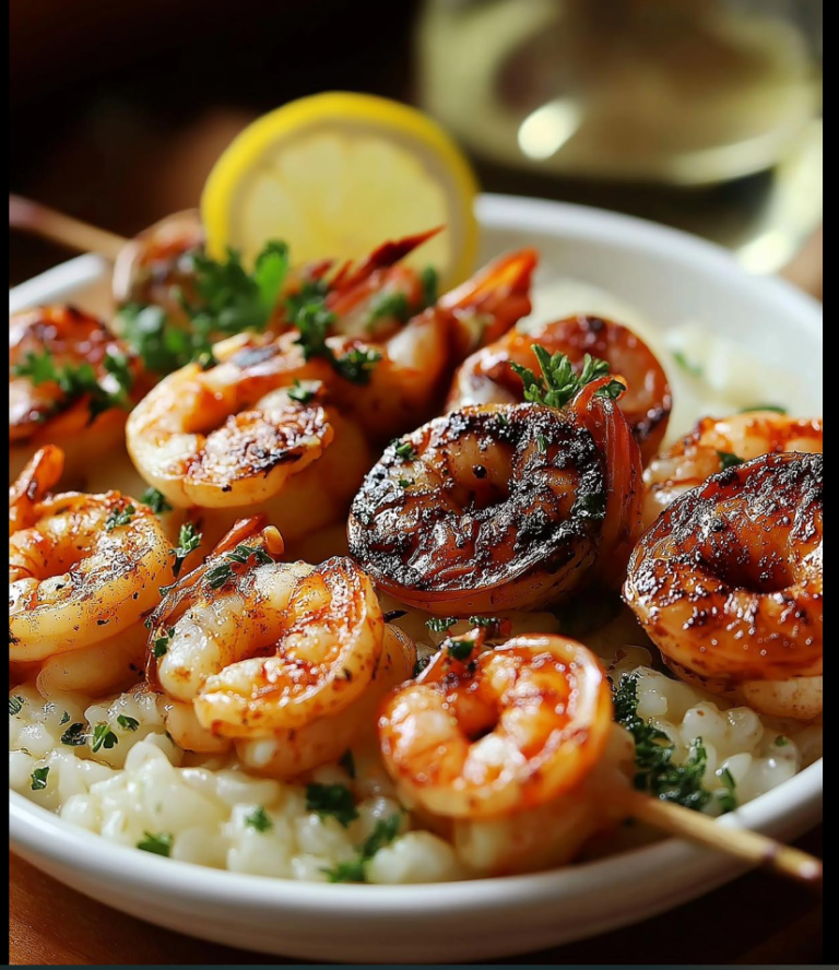 Creamy Seafood Risotto with Mixed Shellfish