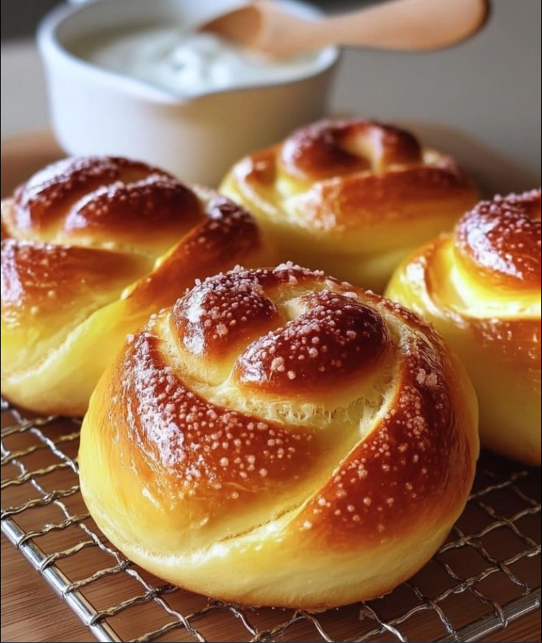 : Ultra-Soft Yogurt Brioche with Pearl Sugar
