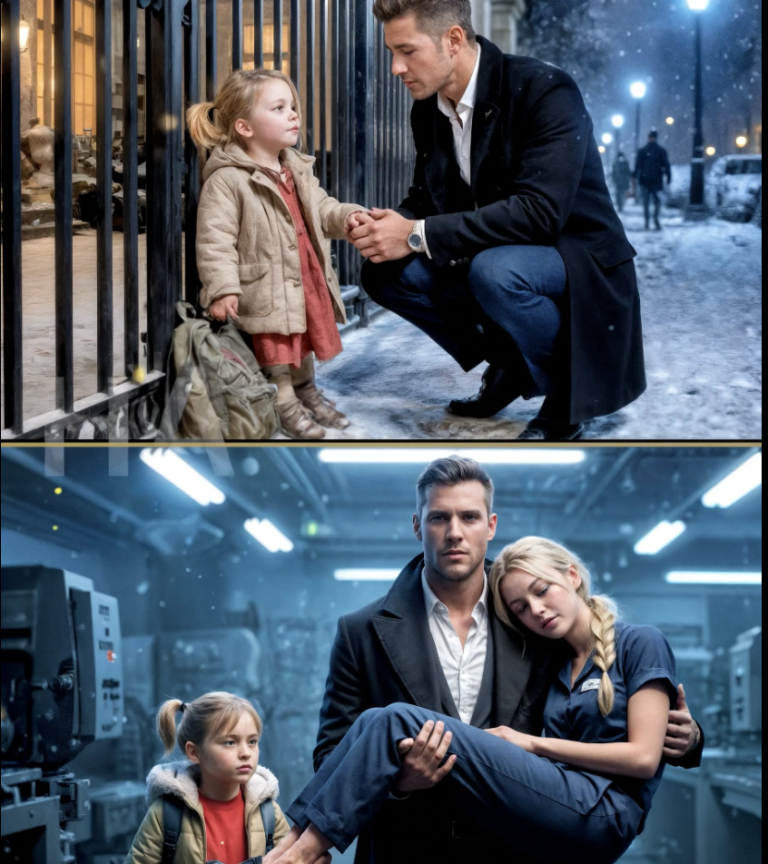 La petite fille dit : « Monsieur, ma maman n’est pas rentrée à la maison hier soir… » — le PDG la suivit dans la neige…