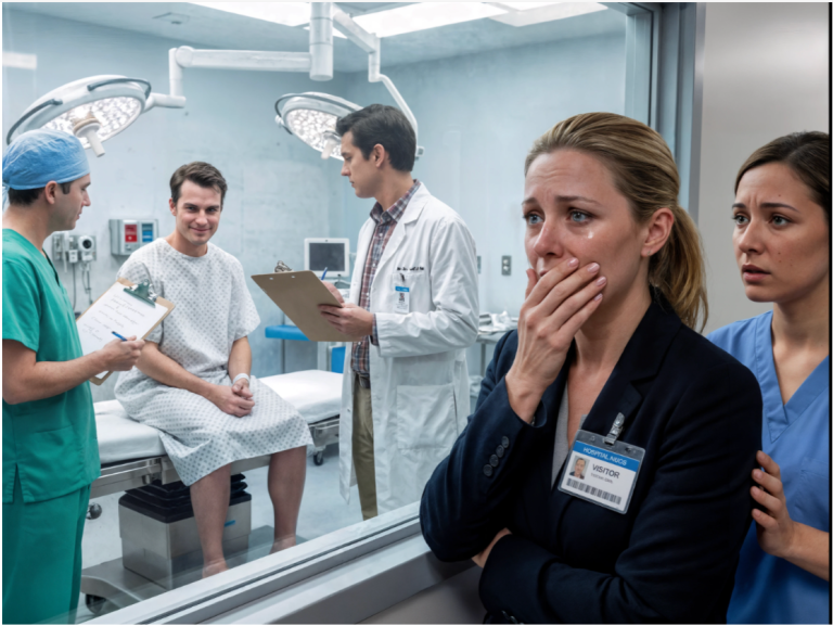 Je me suis précipitée pour voir mon mari dans la salle d’opération. Soudain, une infirmière m’a chuchoté : « Vite, madame, cachez-vous et faites-moi confiance ! C’est un piège ! » Et dix minutes plus tard… je suis restée pétrifiée en le voyant. Il s’avère que lui…
