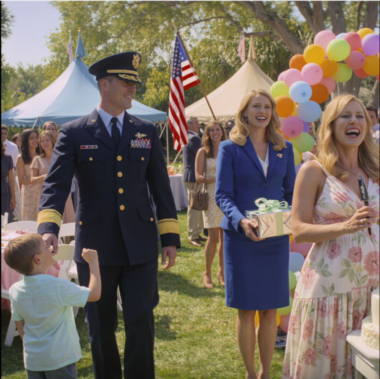 À la baby shower de ma sœur, elle s'est moquée de mon célibat. Puis un général est entré…