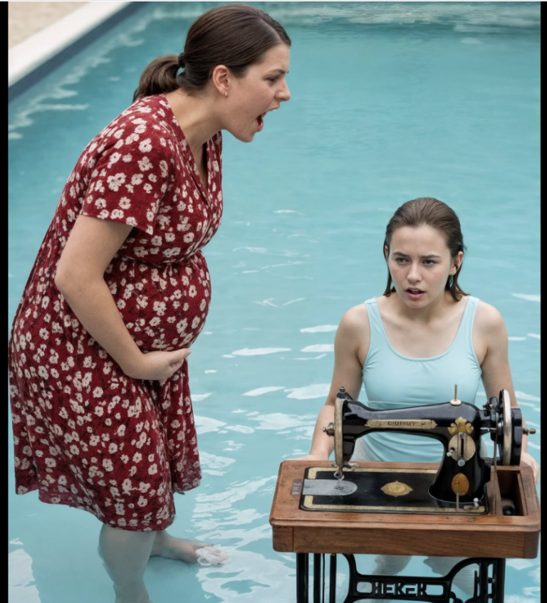 Ma fille de seize ans a économisé pendant des mois pour s’acheter la machine à coudre de ses rêves. Quand elle n’a pas terminé ses corvées, sa belle-mère l’a jetée dans la piscine sous le regard de mon ex-mari. Ils pensaient me briser, mais je leur ai appris ce que signifie vraiment perdre.