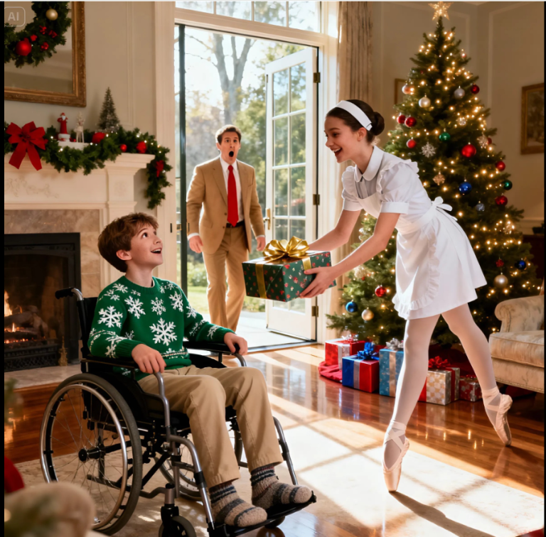 EL MULTIMILLONARIO DESCUBRIÓ LO QUE LA AMA DE LLAVES HACÍA CON SU HIJO EN SILLA DE RUEDAS… Y TODO CAMBIÓ