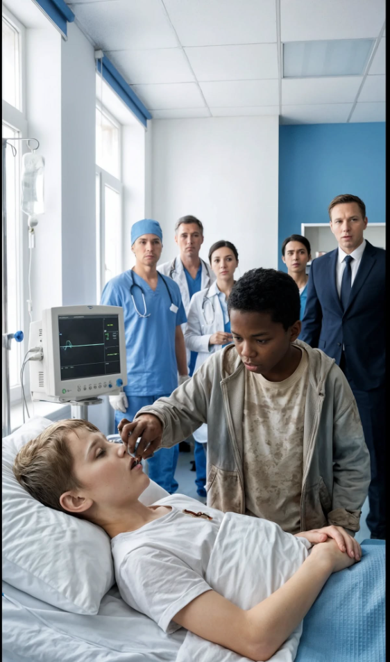 18 médecins n’ont pas réussi à sauver le fils du milliardaire – jusqu’à ce qu’un pauvre garçon noir remarque ce qui leur avait échappé.