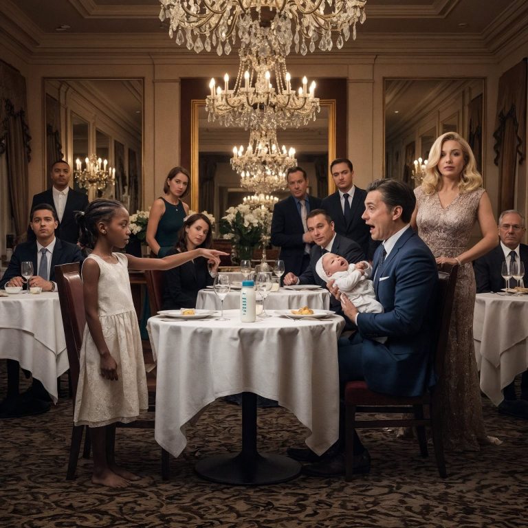 Le bébé du millionnaire n’arrêtait pas de pleurer au restaurant… jusqu’à ce qu’une jeune fille noire dise quelque chose qui a fait pâlir le millionnaire.