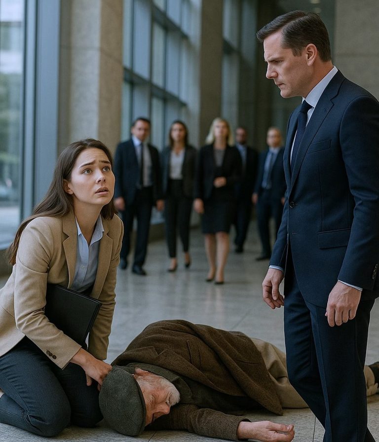 J’étais sur le point d’être licencié pour avoir aidé un vieil homme tombé ! C’est alors que le PDG est arrivé et l’a appelé « Papa ! »…