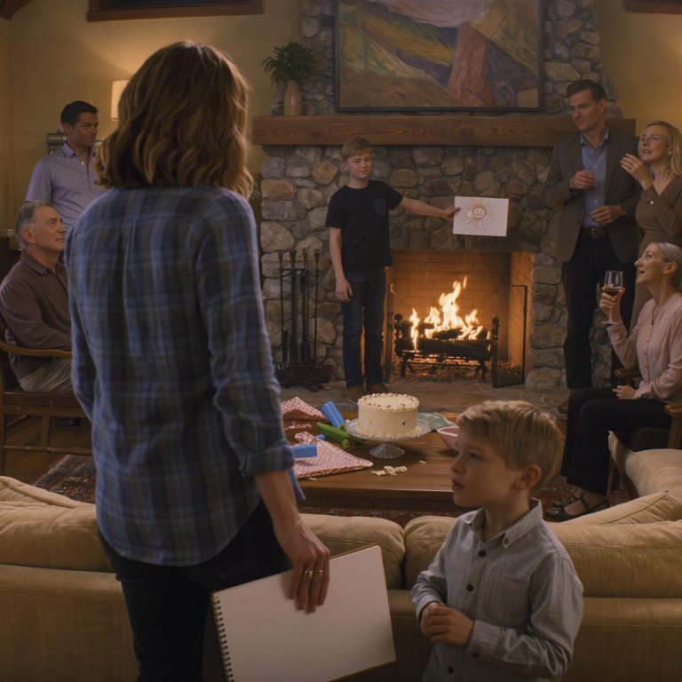 À l’anniversaire de ma mère, le fils de mon frère a jeté le dessin de mon fils au feu en criant : « De toute façon, personne n’en veut de ses dessins nuls ! » Tout le monde a ri. Le soir même, mon père m’a envoyé un texto : « Tu crées une ambiance tendue, alors zappe Noël ! » J’ai répondu : « Et les finances aussi. » À 1 h du matin, mon téléphone était en train de fondre. 27 appels manqués