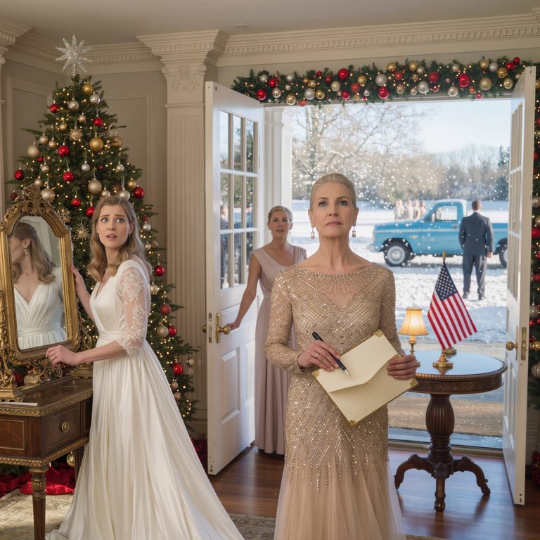 Je me tenais là, dans ma robe Vera Wang, tandis que la mère de mon fiancé, PDG, lançait avec mépris : « Je ne laisserai pas votre famille faire honte à mon fils. » Alors j’ai murmuré : « Alors gardez-le. » Puis j’ai retiré ma bague et transformé l’autel en théâtre de sa chute publique, devant tout le monde…