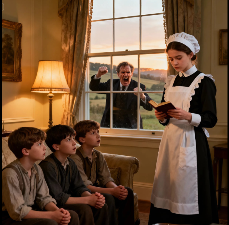 Multimillonario llega a casa sin previo aviso y encuentra a la criada con sus trillizos — Lo que presenció lo deja completamente atónito