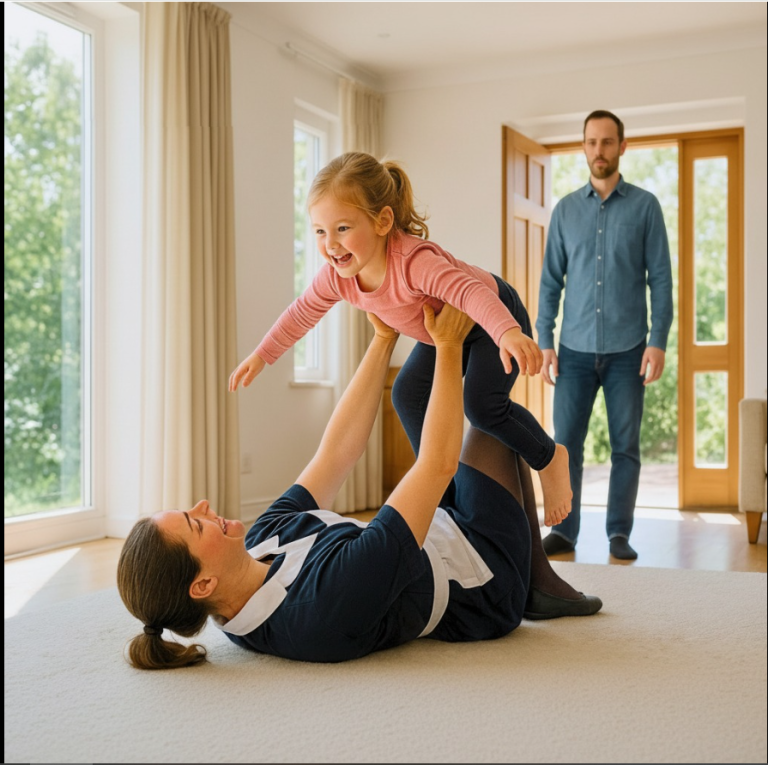 LA HIJA DEL MILLONARIO NUNCA HABÍA CAMINADO — HASTA QUE ÉL ATRAPÓ A LA NIÑERA IN FRAGANTI HACIENDO ALGO INCREÍBLE