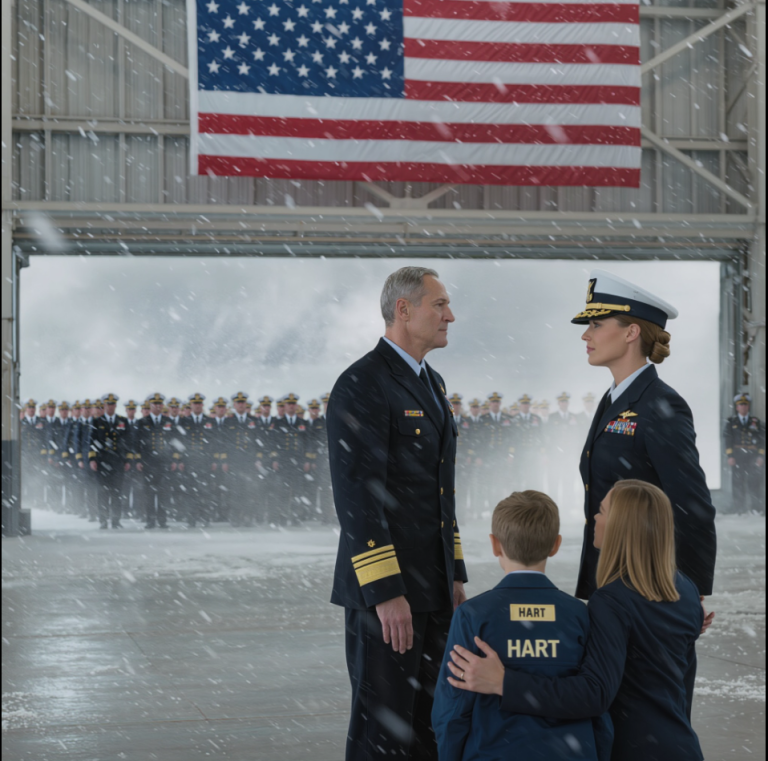 J'ai rompu les rangs pour aider un enfant dans la tempête de neige — je ne m'attendais pas à me retrouver face à l'amiral en personne. L'amiral