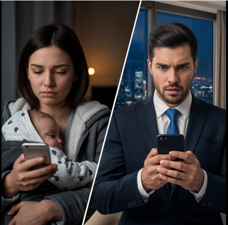 Une mère célibataire fauchée a envoyé par erreur un SMS à un milliardaire pour lui demander de l’argent pour du lait pour bébé — et là, tout a commencé.