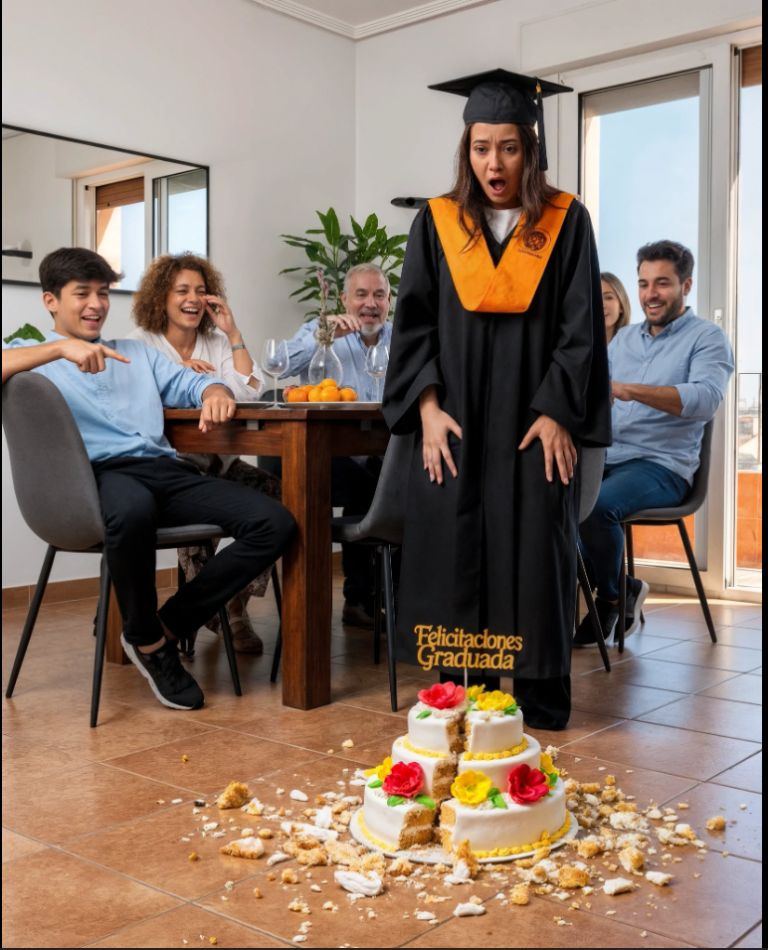 Mon neveu a jeté mon gâteau de remise de diplôme par terre et a dit : « Mange-le par terre. » Toute la table a éclaté de rire. Je n’ai rien répondu. Le soir même, maman m’a envoyé un message : « Nous avons décidé de couper tout contact. Ne nous approche plus jamais. »