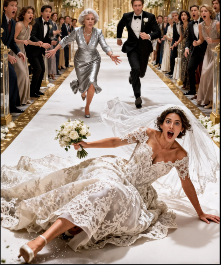 Le jour de son mariage, une mariée a été poussée par sa propre mère à s’effondrer dans l’allée — et ce que la famille du marié avait prévu ensuite lui a révélé une vérité à laquelle elle ne se serait jamais attendue.