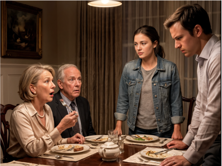 Je n’ai jamais dit à mon fiancé que je gagnais 37 000 dollars par mois. Pour lui, je n’étais qu’une fille qui vivait simplement. Un soir, il m’a invitée à dîner chez ses parents. J’ai décidé de me faire passer pour une fille ruinée et naïve, juste pour voir comment ils traiteraient une “pauvre”. Mais dès que j’ai franchi la porte…