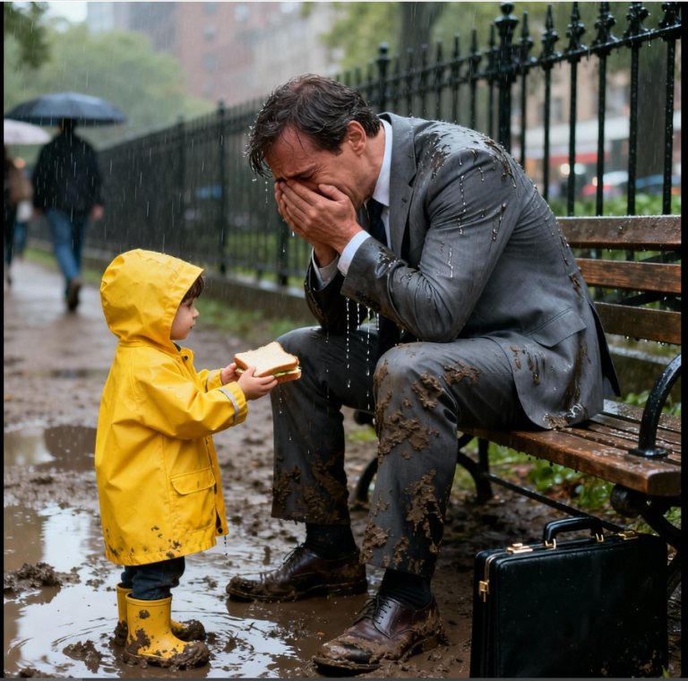 “¿TÚ TAMBIÉN LLORAS DE HAMBRE?”, le preguntó la mendiga al millonario y le ofreció su último pan. Lo que sucedió después dejó a todos helados...-nana