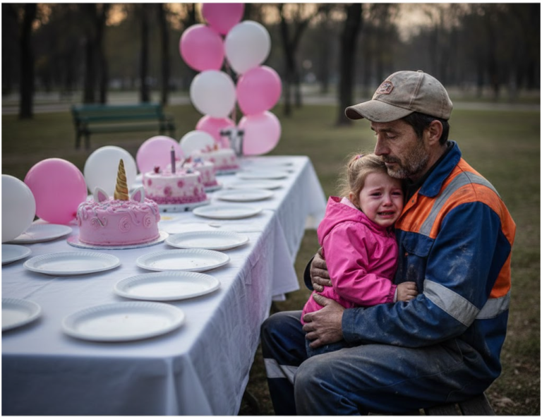 Cumpleaños vacío, setenta y tres motos y una niña de seis años que hizo llorar a todo un barrio