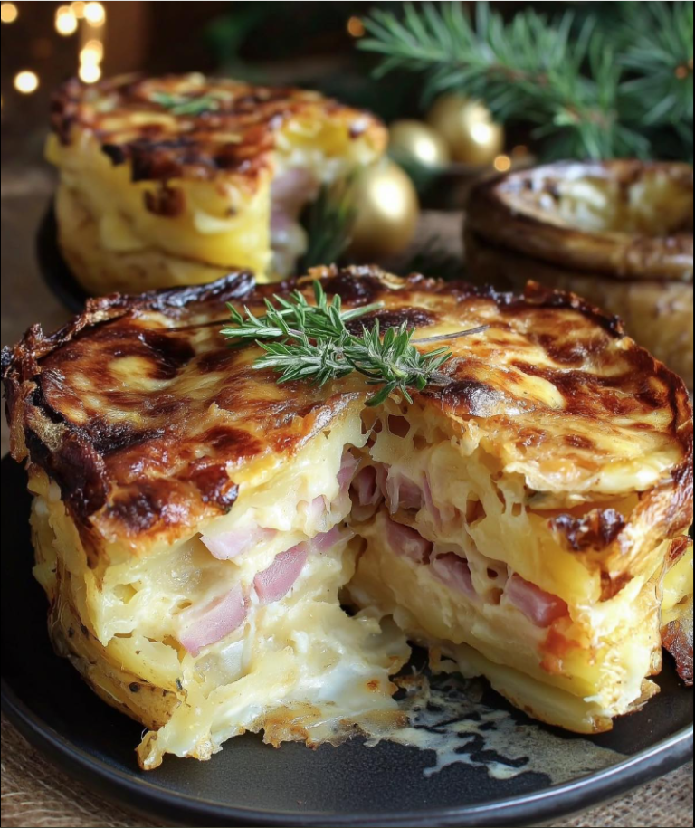 Pommes de terre farcies au fromage et au jambon