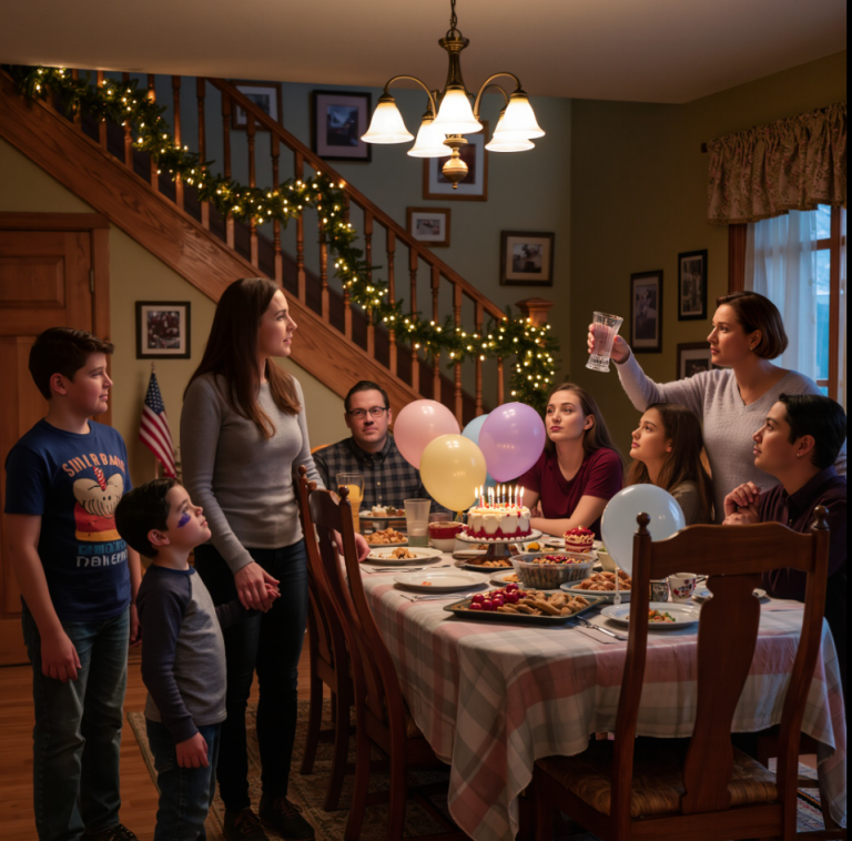 Lors de la fête de Noël, mon grand-père m'a demandé : « Expliquez-moi pourquoi des étrangers vivent dans la maison que je vous ai donnée. » Je n'avais aucune idée de ce qu'il voulait dire, mais lorsque j'ai vérifié les caméras de sécurité et que j'ai vu les visages de mes parents et de ma sœur, j'ai tout compris — et trente minutes plus tard, la police est arrivée.