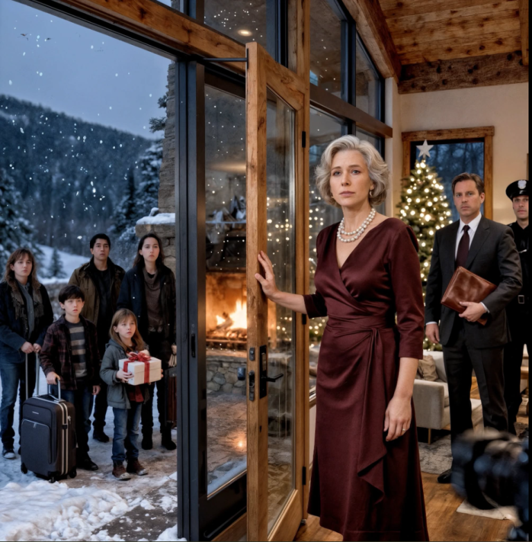 « On m’a oubliée pendant cinq Noëls — alors j’ai acheté un chalet à la montagne pour 1,2 million de dollars. Une semaine plus tard, ils sont arrivés avec leurs valises et un double des clés… et ils sont tombés sur un policier, un avocat, et toutes les caméras allumées. »