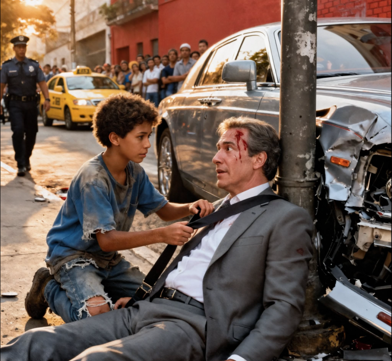 Un garçon orphelin risque sa vie pour sauver un milliardaire — sans se douter que l’homme qu’il a secouru est, en réalité, son père disparu depuis des années.