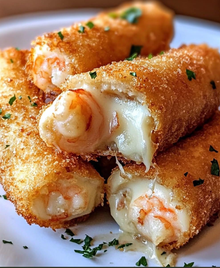 Crispy Shrimp & Cheese Rolls