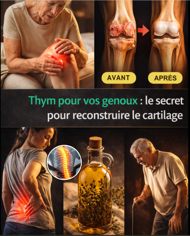 Thym : régénération du cartilage des genoux