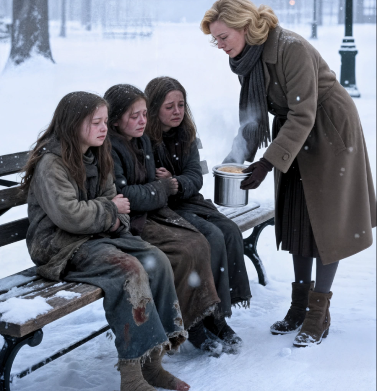 Elle nourrissait des inconnus chaque soir depuis quinze ans — jusqu’à ce qu’un soir, un SUV noir s’arrête devant elle et la fasse pleurer.