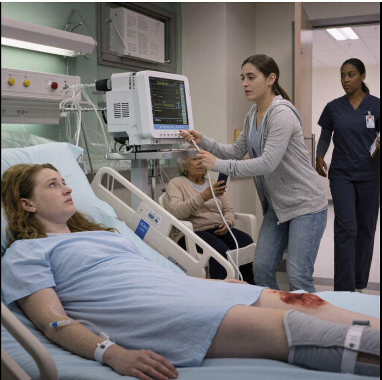 Dans ma chambre d'hôpital, ma sœur a tiré sur le cordon de mon moniteur en disant : « Tu fais toujours semblant d'être…