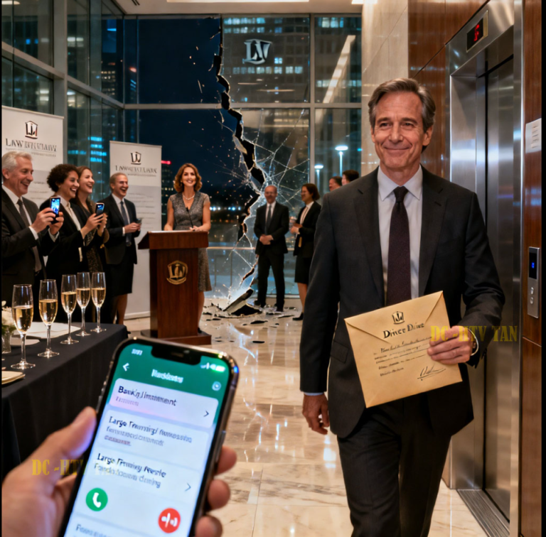 Je me suis présenté à la soirée d'ouverture du cabinet d'avocats de ma femme, et j'ai entendu…