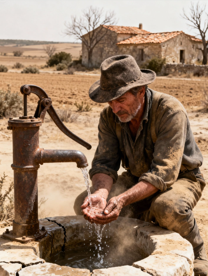 Le riche propriétaire lui a vendu un puits ‘sec et inutile’ en échange de toutes ses économies… Ce que l’arrogant personnage ne savait pas, c’est que Dieu avait un autre plan : ce ‘terrain mort’ cachait le plus grand trésor de toute la France